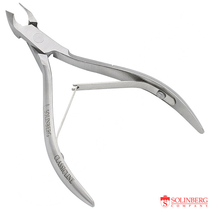 Кусачки маникюрные Solinberg 32010/2 "Classic Line", матовые, двойная пружина, лезвия 4мм