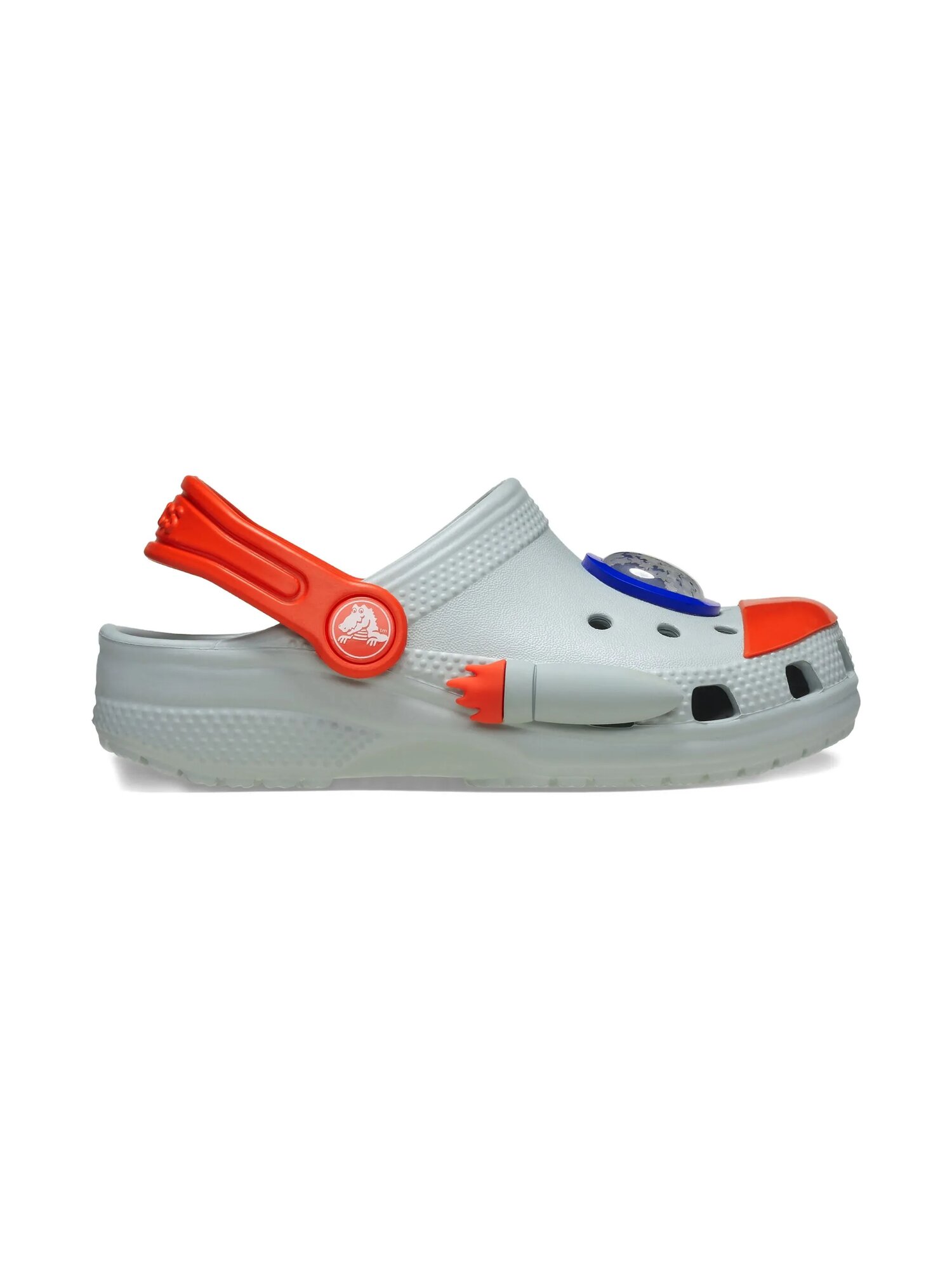 Сабо Crocs, размер 24 EU, серый
