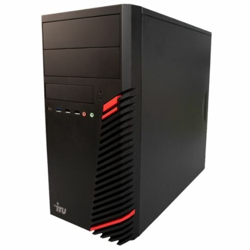 ПК IRU Home 310H6GE MT (1901236) черный - Intel Core i5-12400, ядра: 6 x 2,5 ГГц, 16 ГБ, Intel UHD Graphics 730, SSD 512 ГБ, Без ОС