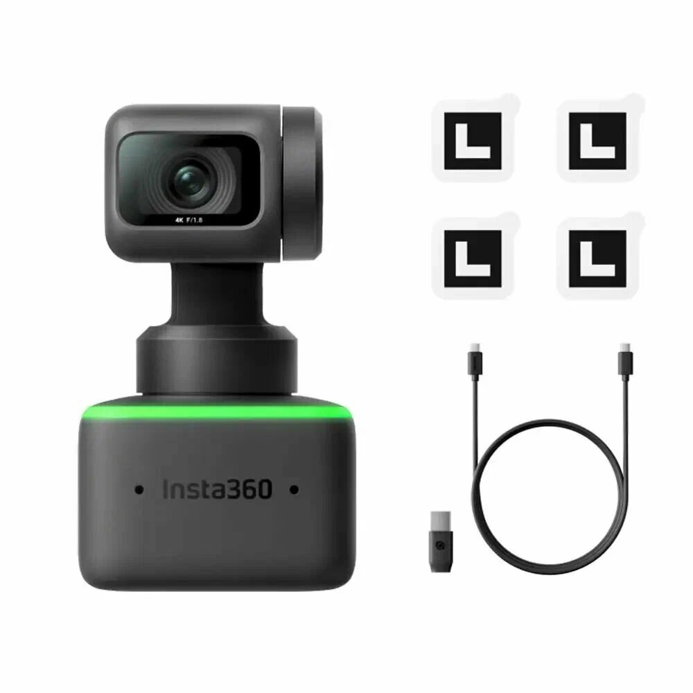 Insta360 Link 4K Веб камера, для компьютера, встроенный микрофон , AI Отслеживание — фото 1