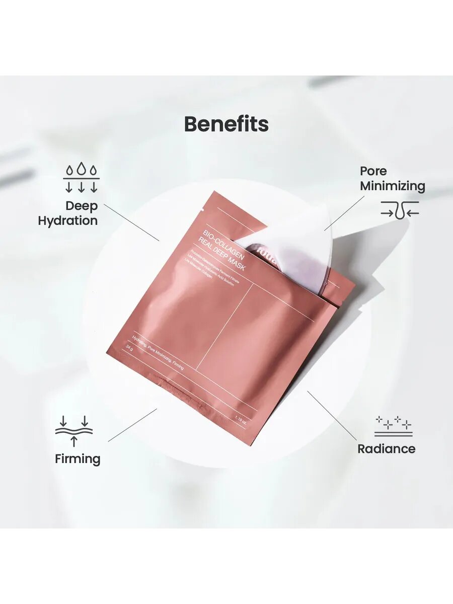 Маска с коллагеном Bio-Collagen Real Deep Mask, 1 шт