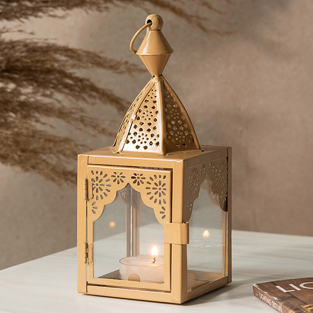 Металлический подсвечник-фонарь Shanklin 17 см бежевый Koopman A65006010-2