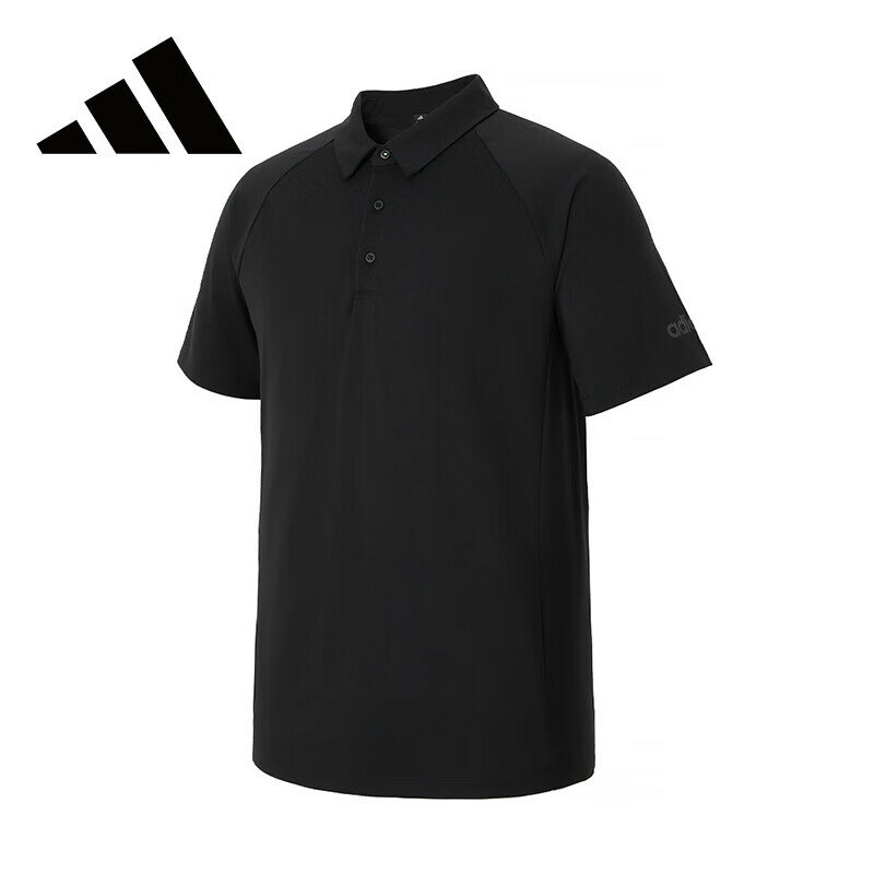Поло спортивное adidas, размер L, black
