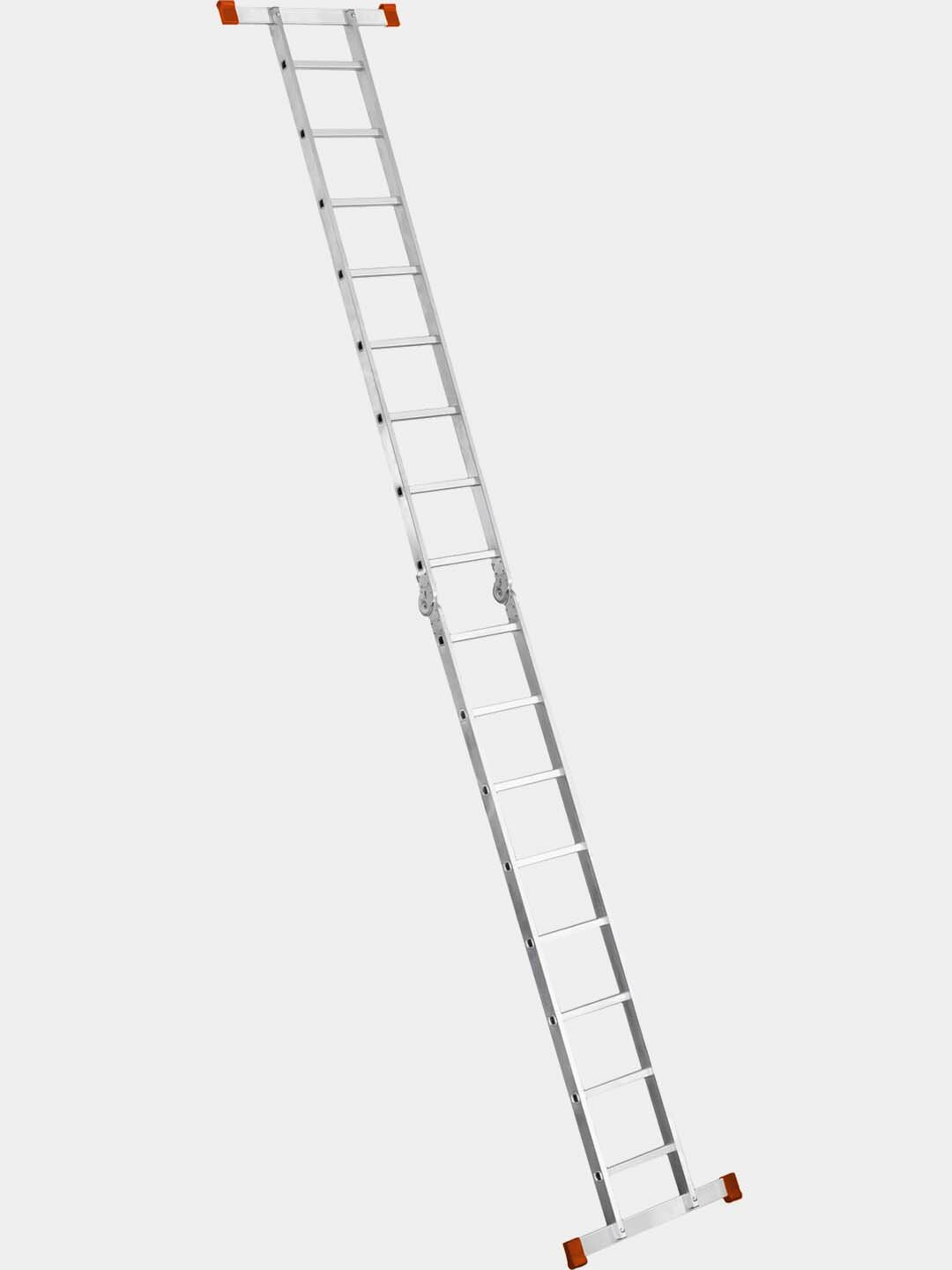 Лестница-трансформер Sarayli 2x, алюминий, 2 секции, 8 ступени — фото 1