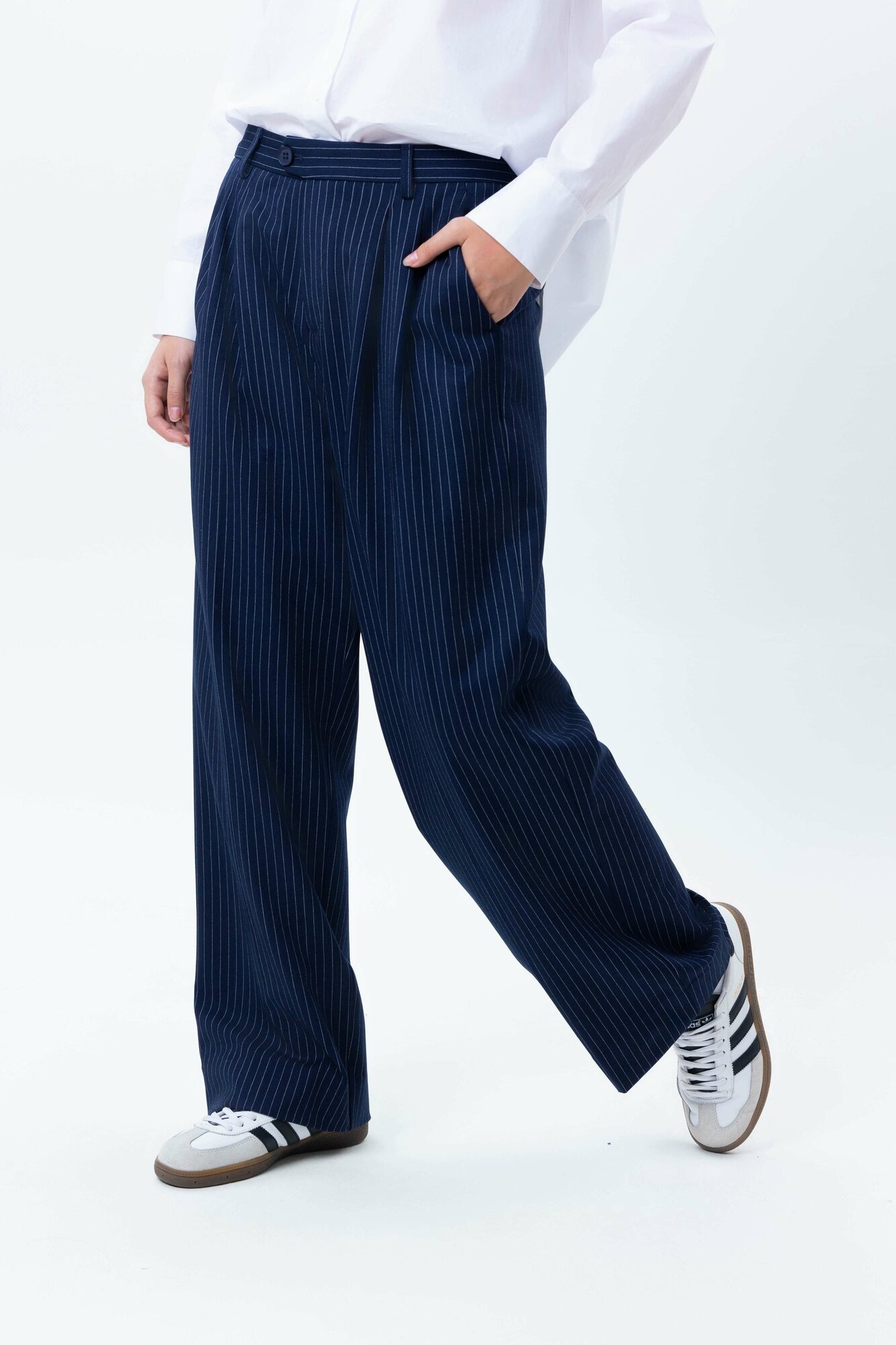 Брюки классические TERRA PRO, размер XS, navy