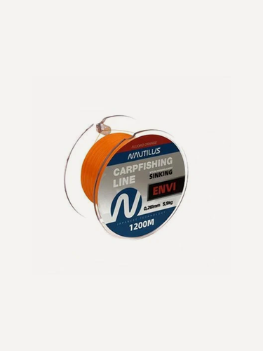 Изображение товара Флюорокарбоновая леска карповая Nautilus ENVI 1200м Orange 0.402мм 13.7кг