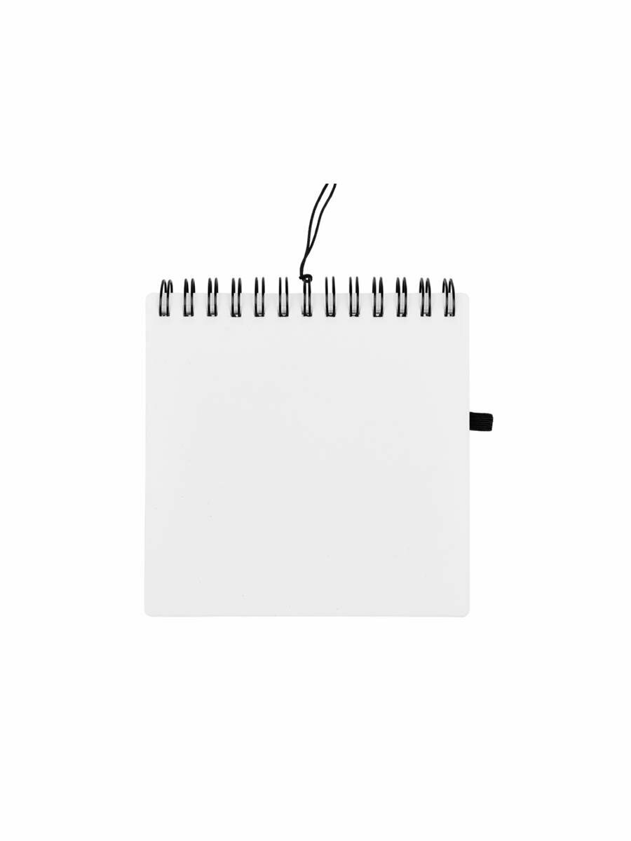 Блокнот А6 «Журналист» с ручкой, цвет белый — фото 1