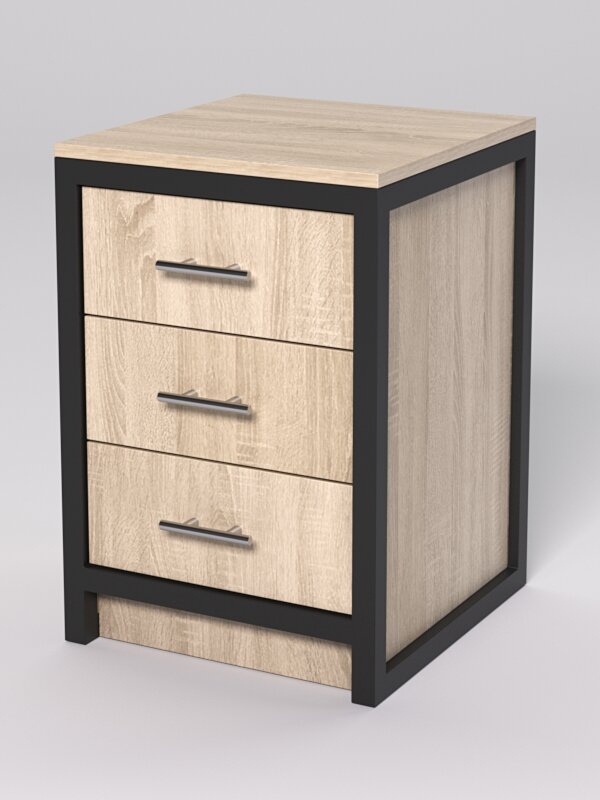 Тумба Т-01 "стронг" в стиле лофт, Дуб Сонома. Производитель товара - компания Westcom.