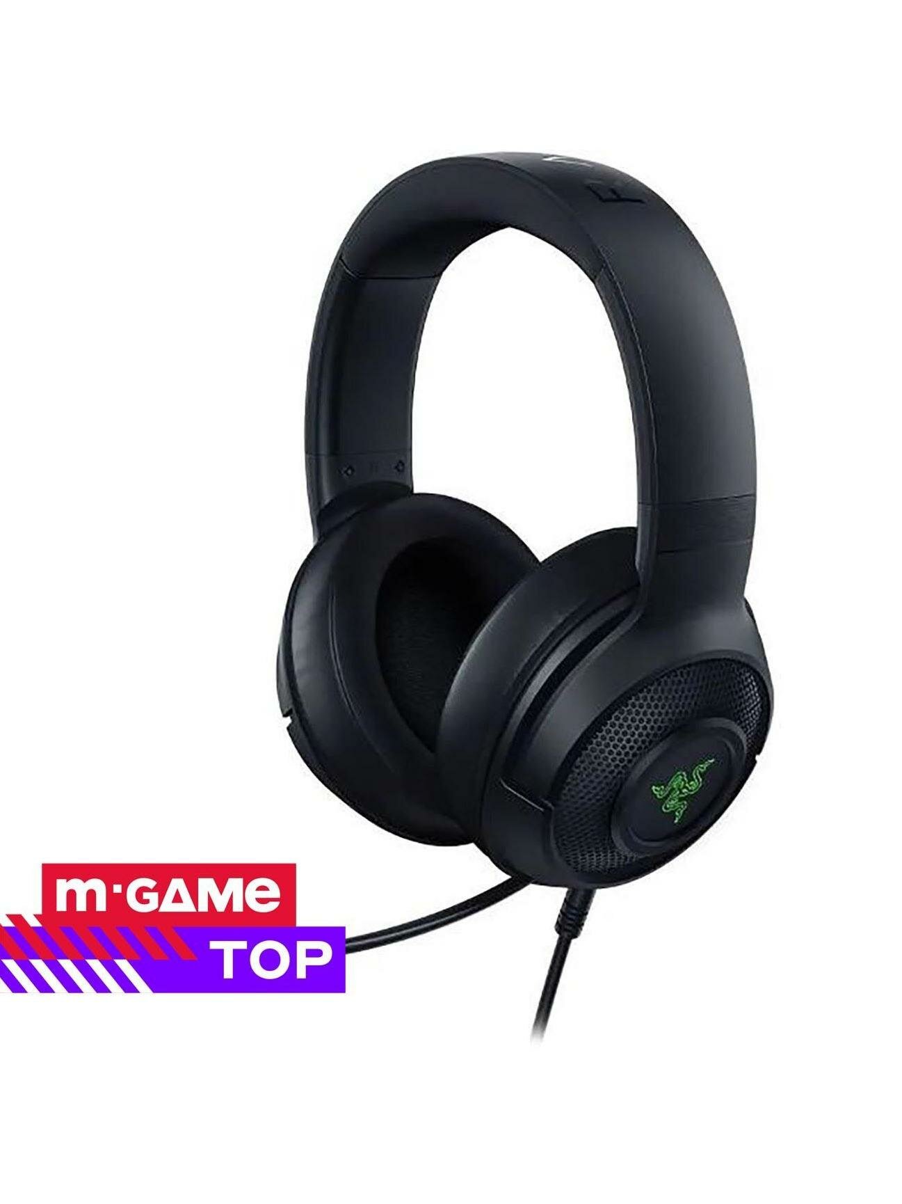 Игровые наушники Razer Kraken V3 X Black (RZ04-03750300-R3M1) — фото 1