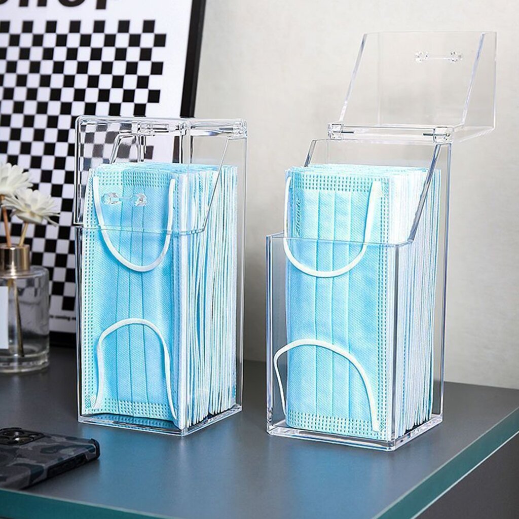 Контейнер для хранения масок, органайзер для туалетного столика и студенческого общежития — фото 1