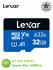 Флешка Lexar 32GB A1, V30, 4K, 100Mb/s microSDXC UHS-I card, 64ГБ, micro sd