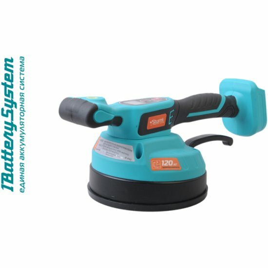 Sturm! Аккумуляторная виброприсоска для укладки плитки TV18120 1BatterySystem