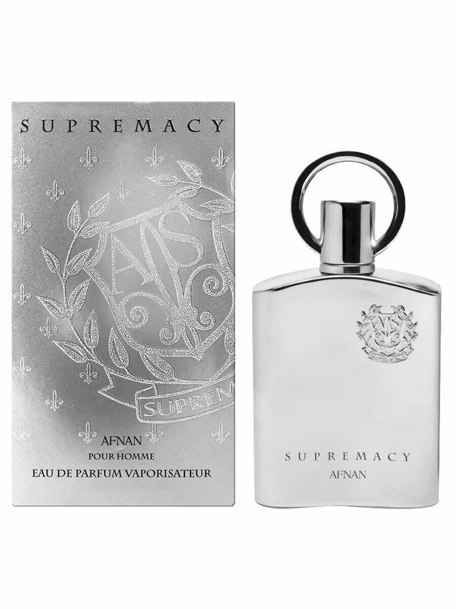 Парфюмерная вода для мужчин AFNAN Supremacy (Silver), фужерный аромат, 150 мл. — фото 1