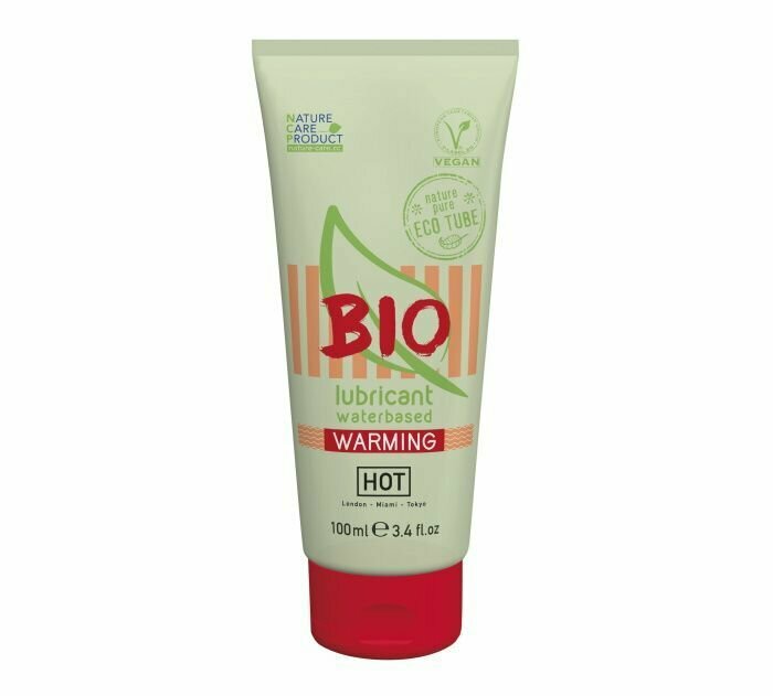 Гель-смазка HOT Bio "Warming Glide", на водной основе, 100мл, гипоаллергенный