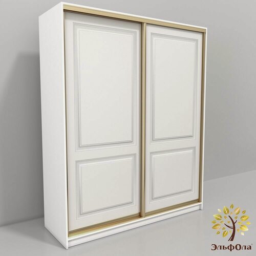 Изображение товара Шкаф-купе ЭльфОла двухстворчатый "Трейд" 152*45*220 см, белый