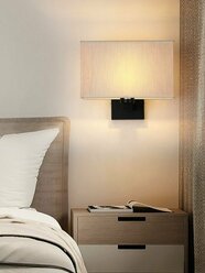 Светодиодный тканевый настенный светильник