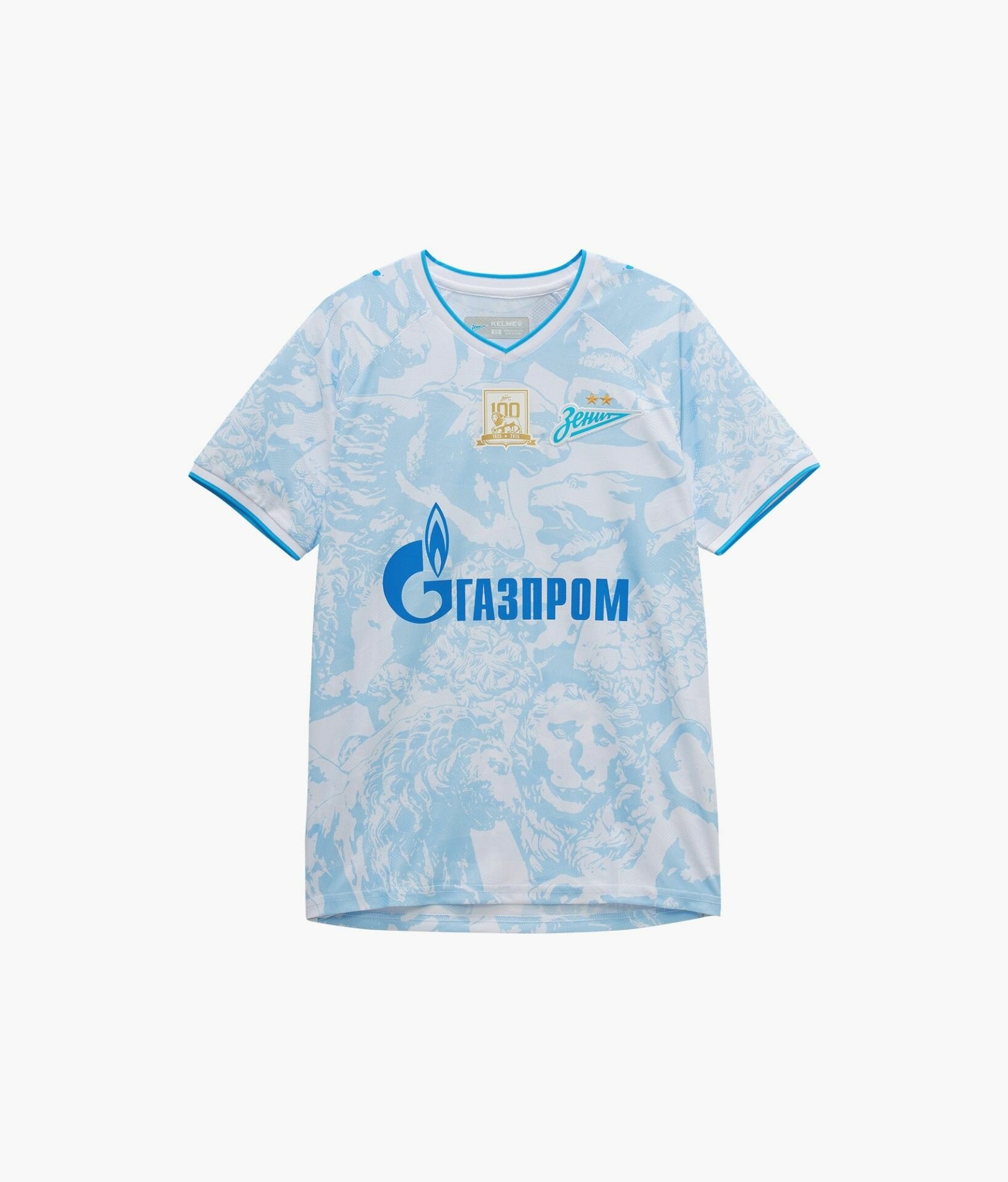 Джерси Kelme Игровая форма сезон 24/25, размер 140, белый/синий