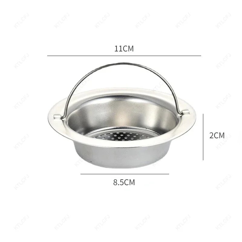 1 шт сито для кухонной раковины из нержавеющей стали канализация ванная комната душ фильтр для волос корзина антиблокировочные аксессуары для чистки L-11CM