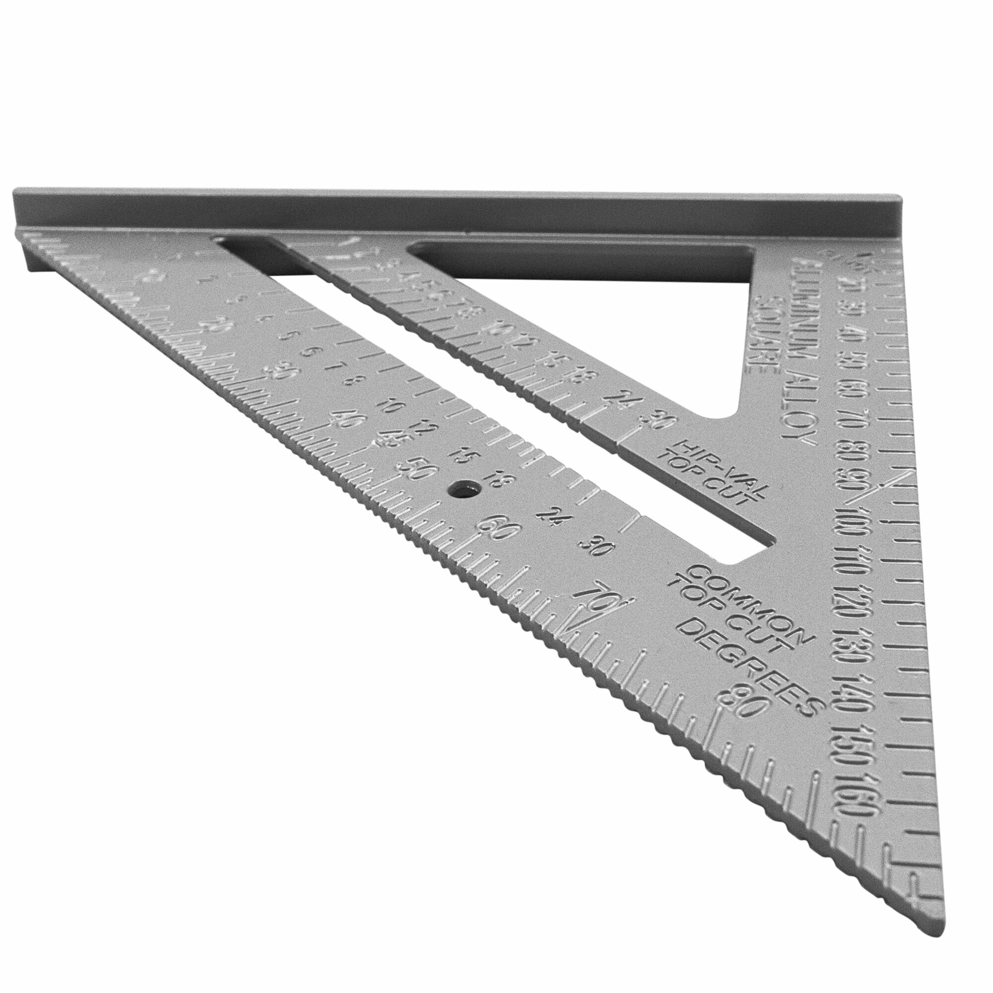 Столярный угольник Свенсона метрический алюминиевый VertexTools 255мм x 180мм