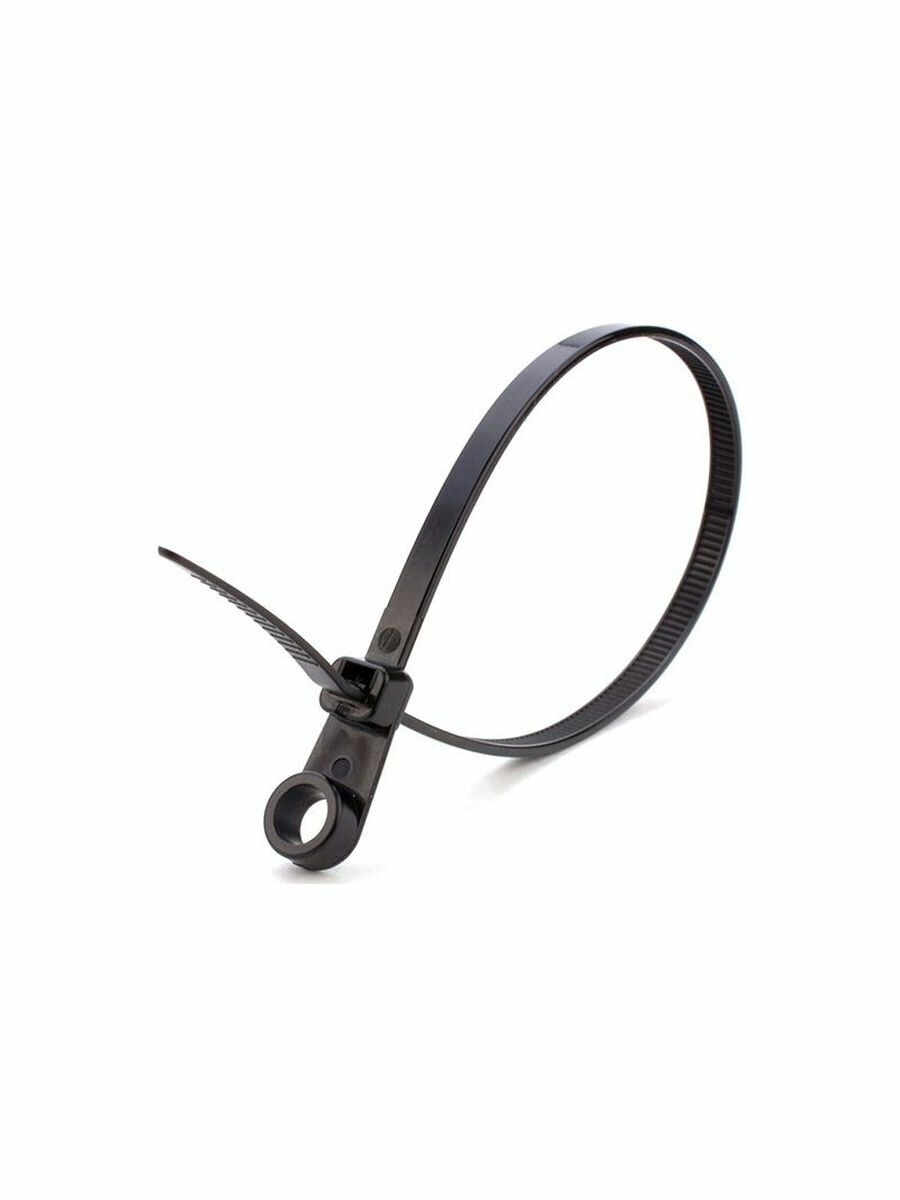 Стяжки Optimus 3,6x150мм с монтажным кольцом черные (100шт)