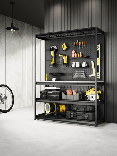 Изображение товара BOREX Стеллаж-верстак для мастерской 150х50х200 BOREX_VERSTAK