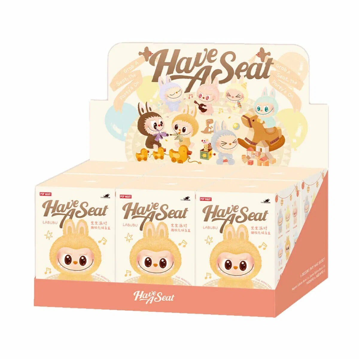 Оригинал LABUBU THE MONSTERS Have a Seat Series, Original Pop Mart