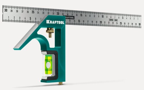 Изображение товара KRAFTOOL Combi 300 мм, Комбинированный многофункциональный угольник (34371)