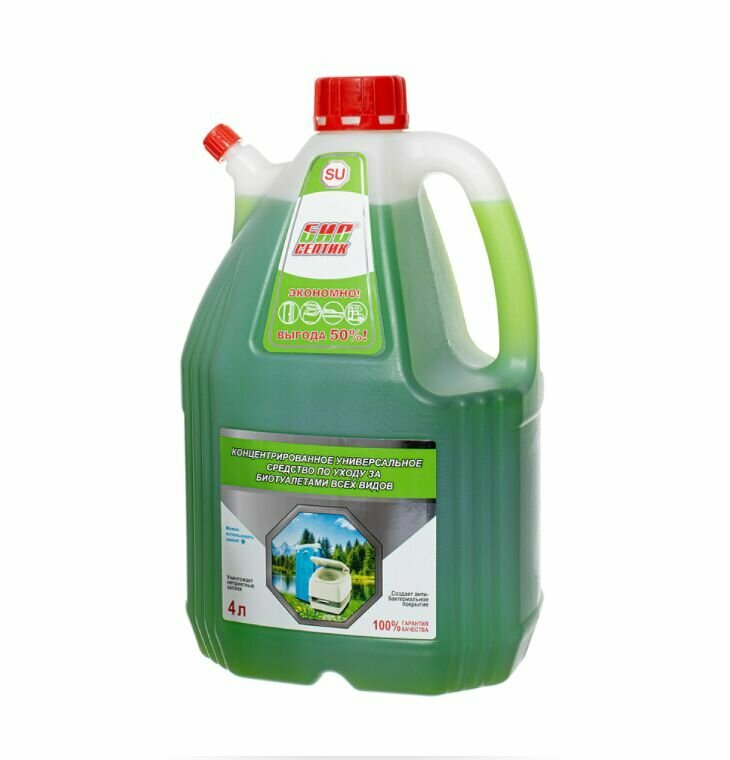 Средство по уходу за биотуалетами Биосептик-SU концентрат универсальный 4 л