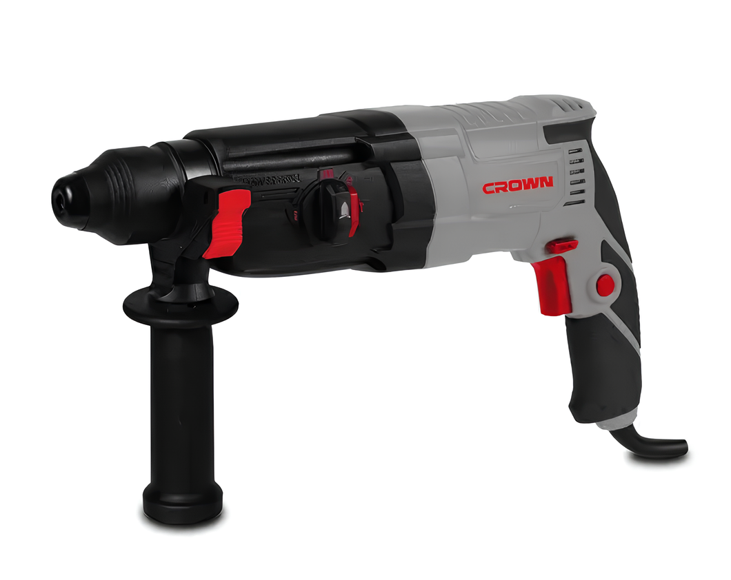 Перфоратор SDS+ (кейс) 800W CROWN CT18211BMC, 0–1300 об/мин, до 5300 уд/мин, 2,8 Дж