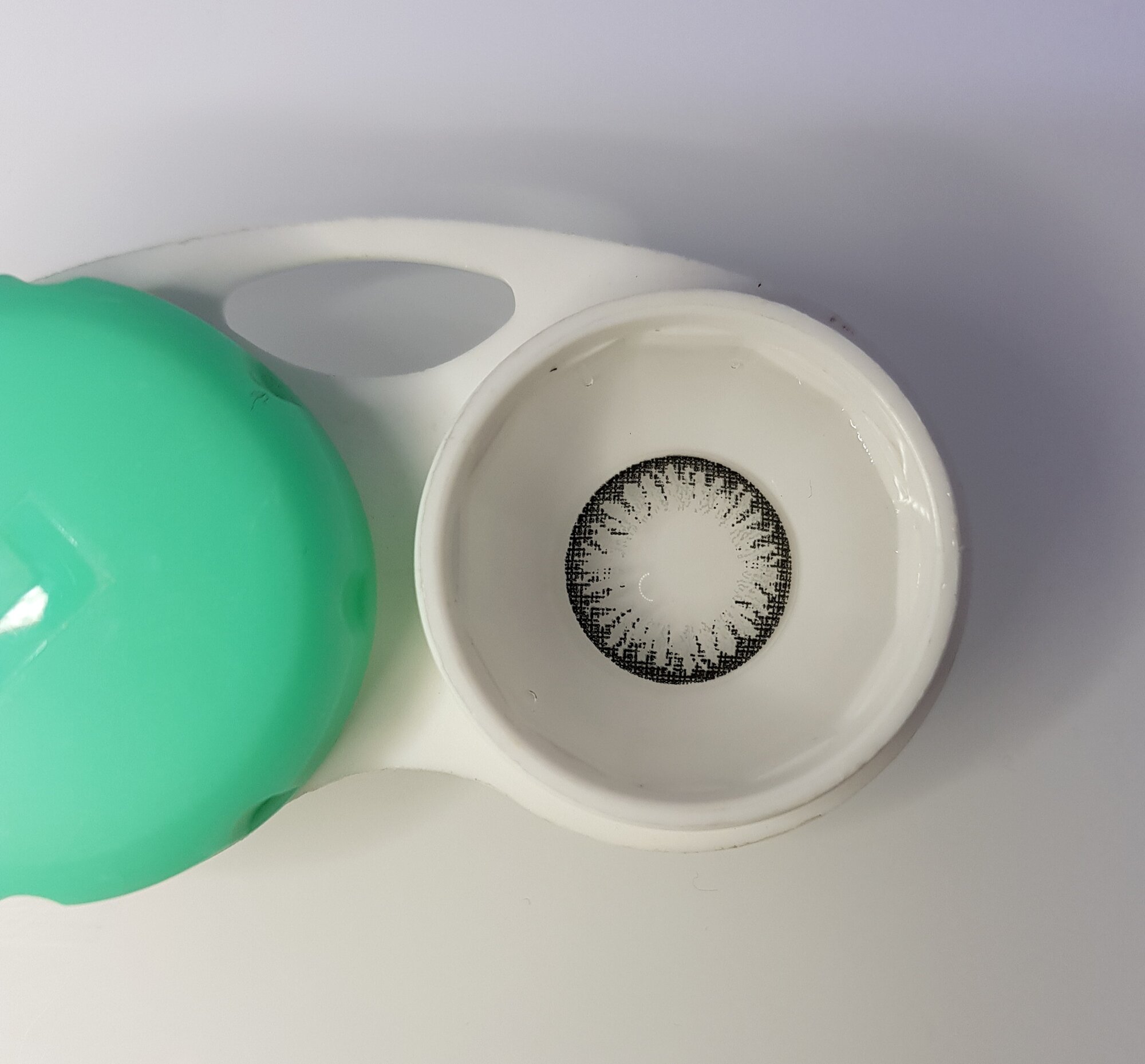 CL21 GRAY -1.00 Контактные линзы для зрения, серые, BC 8.6, DIA14.0, 12 месяцев — фото 1