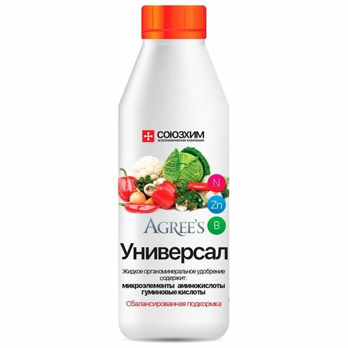 Органоминеральное удобрение Универсал  жидкость  500 мл  Agree s  Агрис 