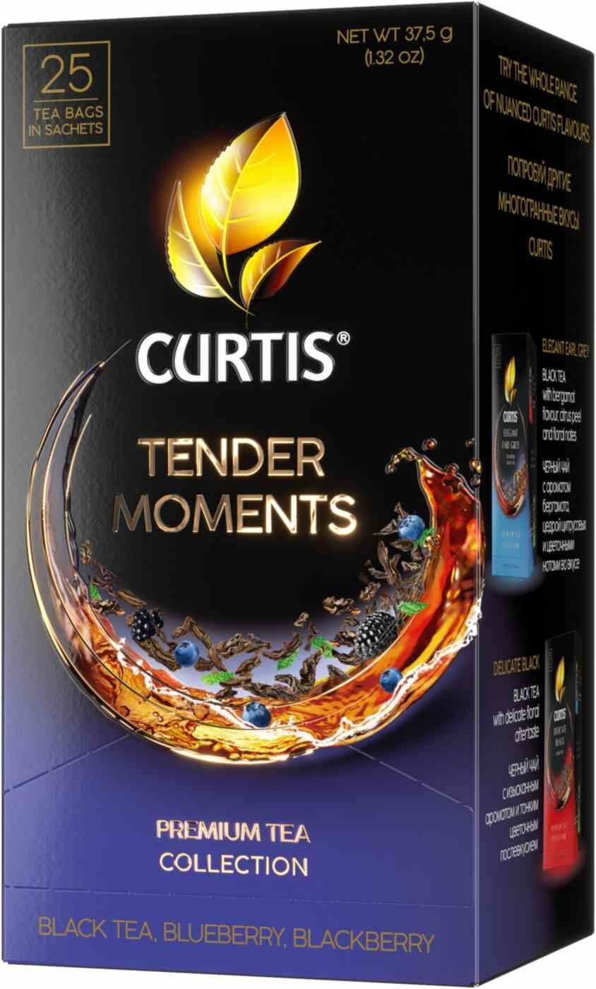Чай пакетированный Curtis, Tender Moments со вкусом ягод и мяты, 25 пакетиков