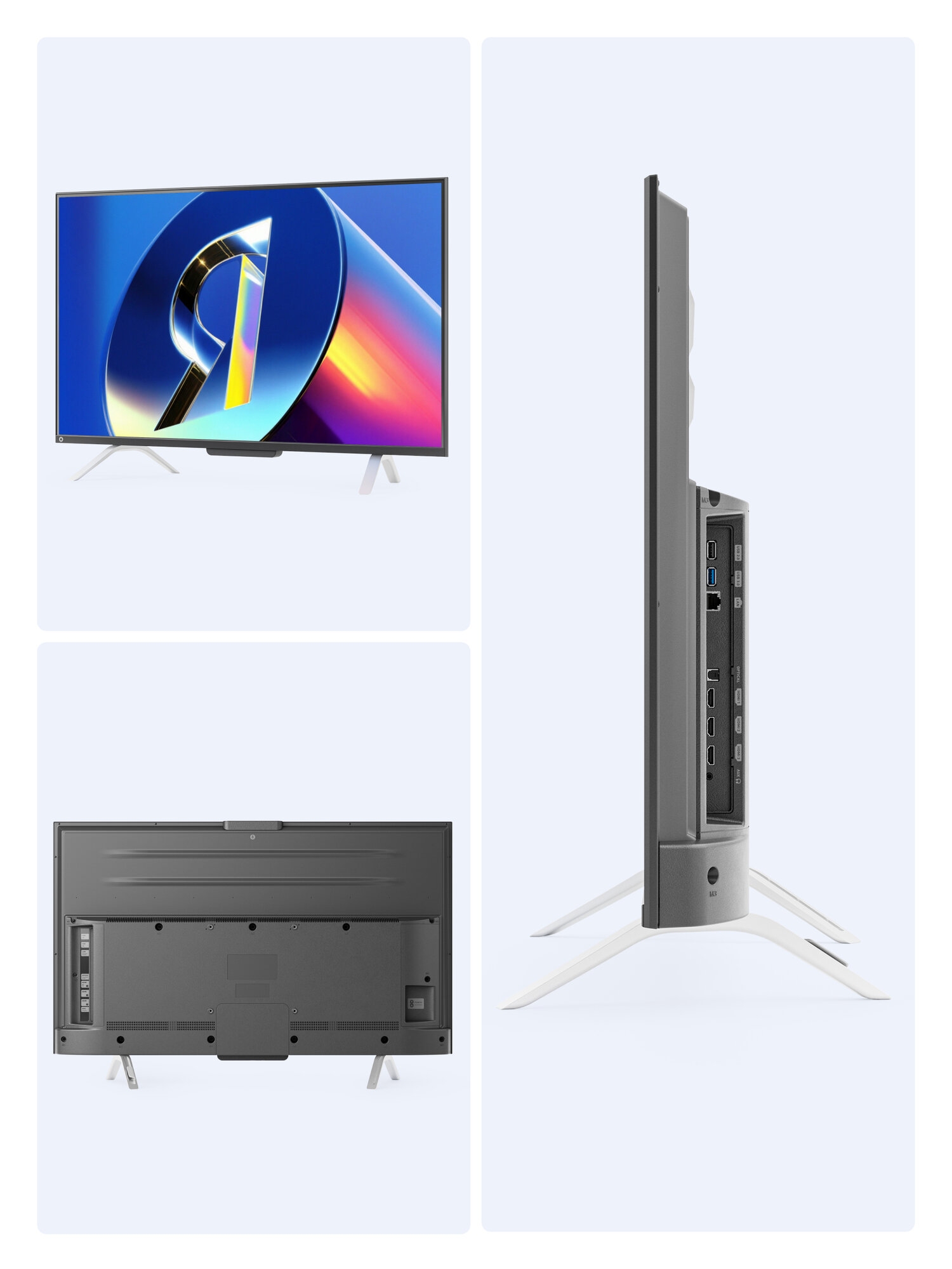 Яндекс Телевизор ТВ Станция с Алисой, SMART TV, 43" 4K UHD, LED, черный — фото 1