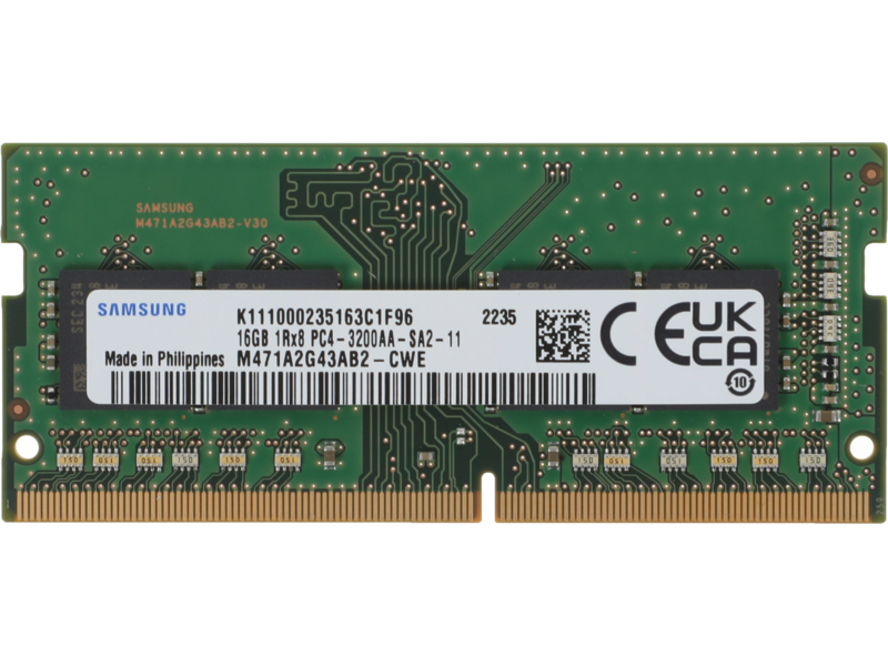 Память DDR4 16Gb 3200MHz M471A2G43AB2-CWE OEM PC4-25600 CL22 SO-DIMM 260-pin 1.2в original dual rank OEM
