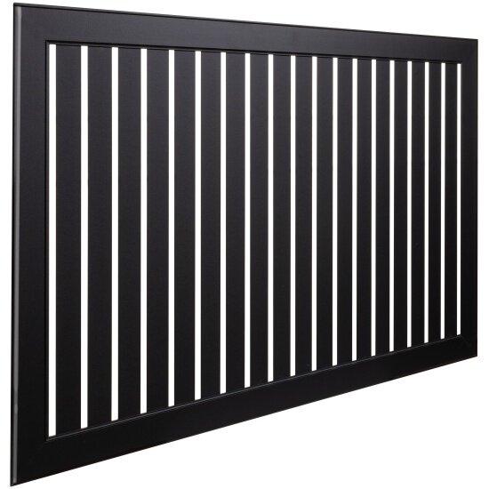Экран для радиатора ТМ Стильный Дом реечный 90х60см Черный