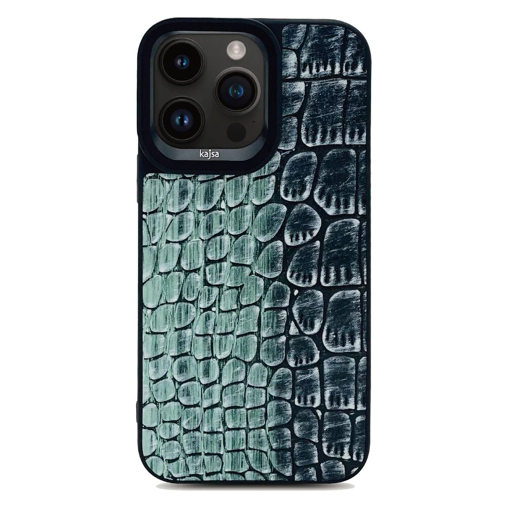 Чехол Kajsa для iPhone 13 Pro Max, натуральная кожа, ударопрочный