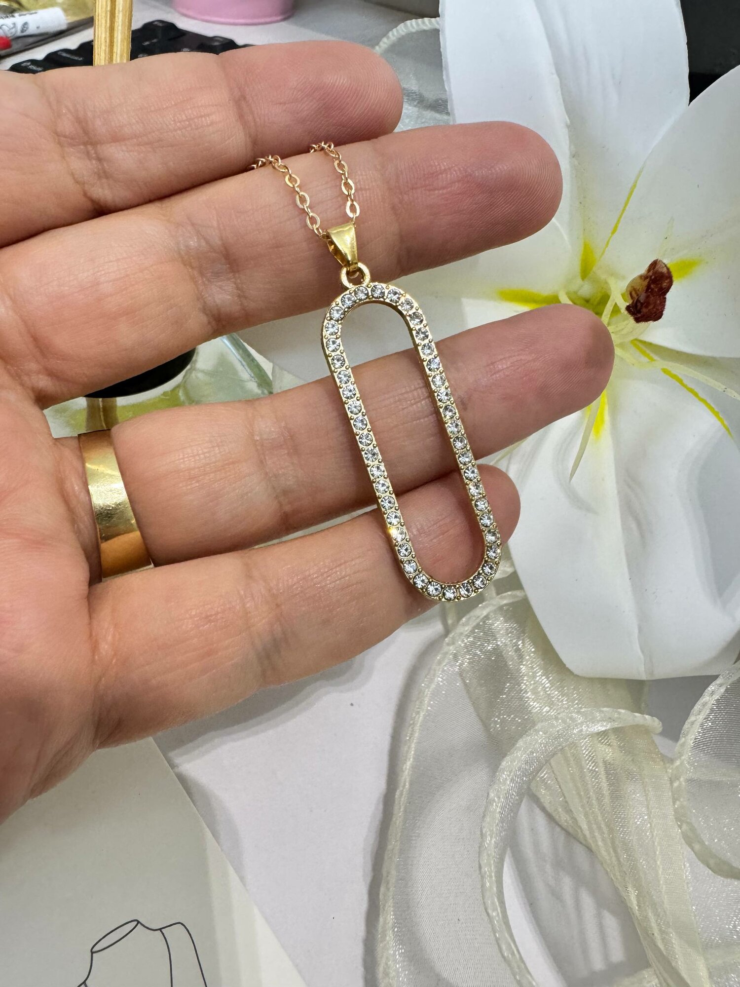 Подвеска , золотой, серебряный — фото 1