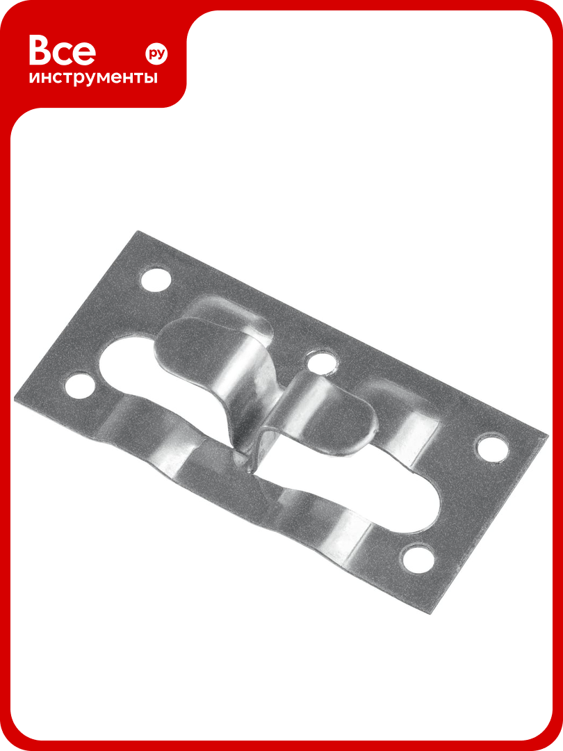 Кляймер-кг ЗУБР угловой крепеж для керамогранита 10x34x70 мм цинк 50 шт. 30857