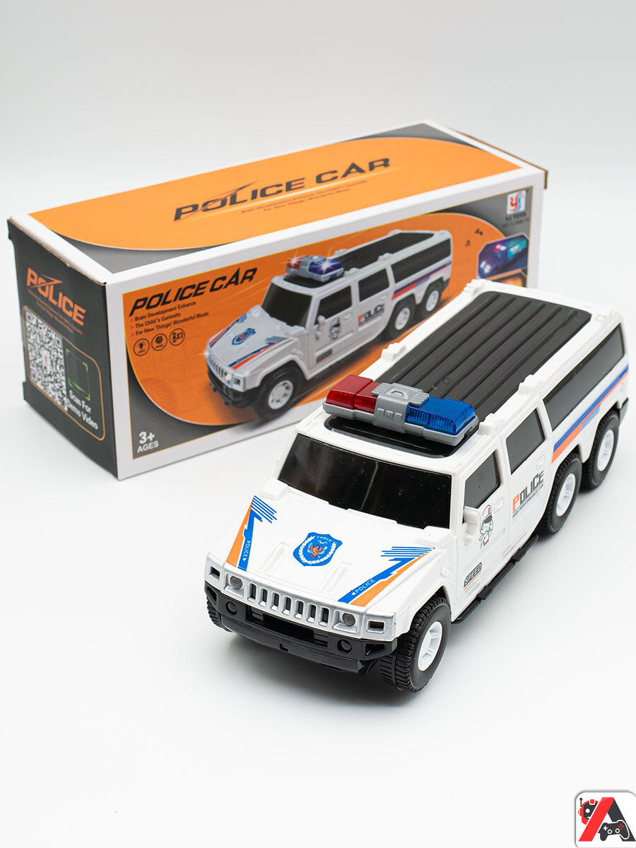 Детская музыкальная машинка Хаммер полиция — фото 1