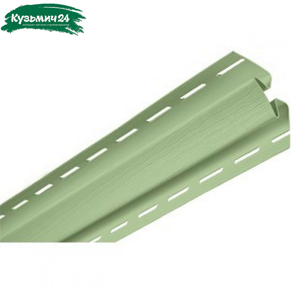Сайдинг планка угол внутренний Салатовая