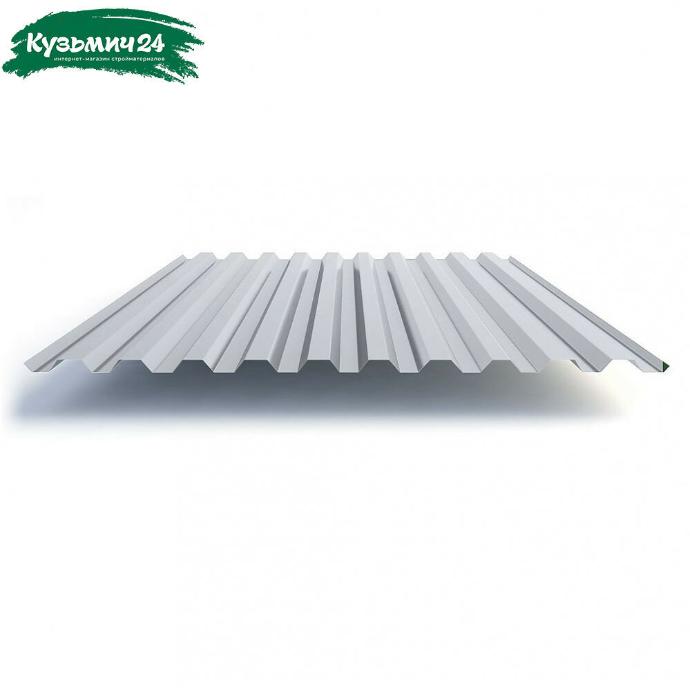 Профнастил Металл Профиль C-21 оцинкованный 0.4х1050х2000 мм для кровли фасада забора