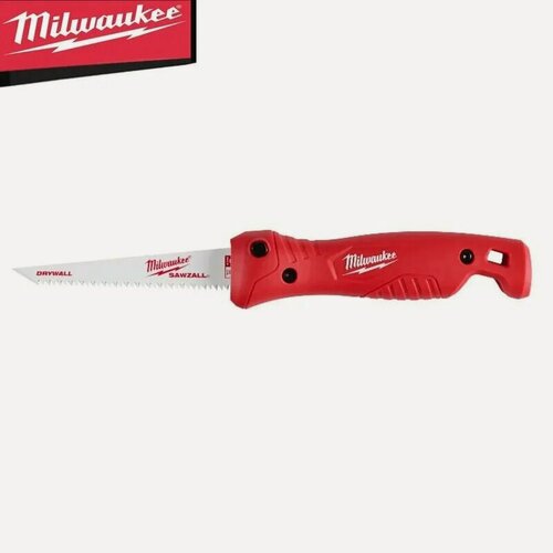 Изображение товара Milwaukee 4932492812 Складная пила-ножовка 150 мм Большая ручка Отверстие для шнурка Ручная пила