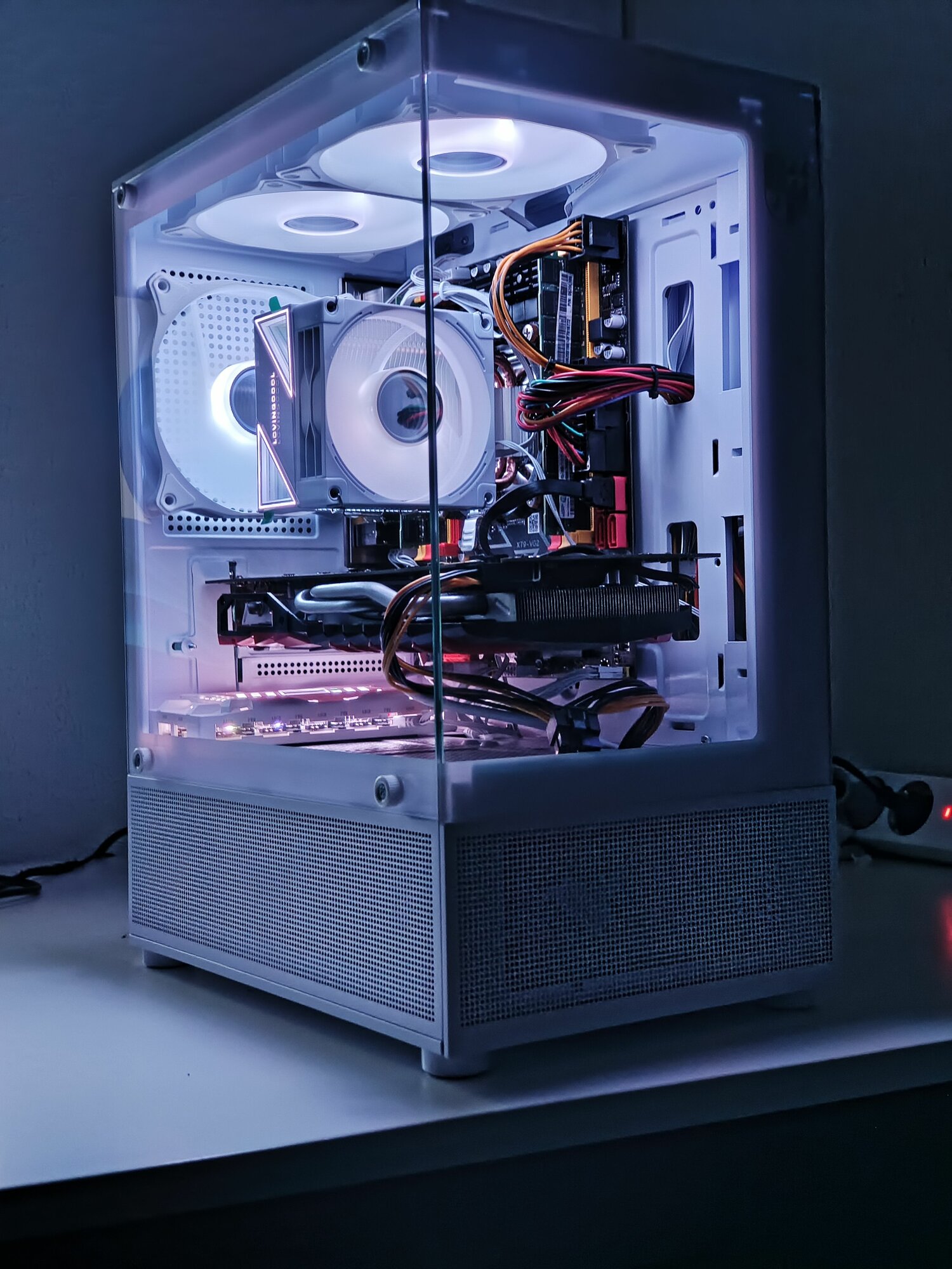 Системный блок OCEAN (Intel Xeon E5-2650V2, RAM 32 ГБ, SSD 256 ГБ, NVIDIA GeForce GTX 1660 Ti (6 Гб), Windows 11 Pro), OCEAN01, белый