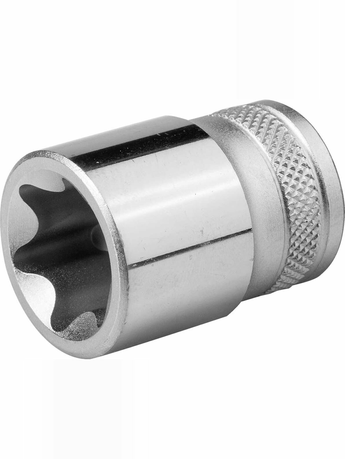 KRAFTOOL 1/2", E22, Cr-V сталь, хромированная, торцовая головка 27810-22_z01