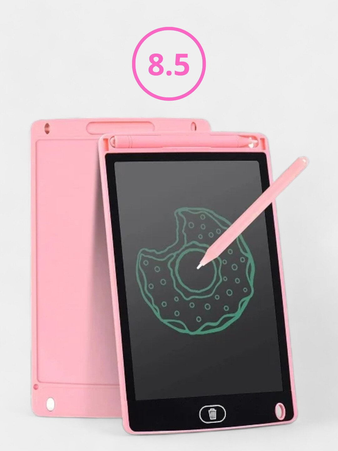 Детский графический LCD планшет для рисования, электронная доска, 8.5", 12 * 16.5 см