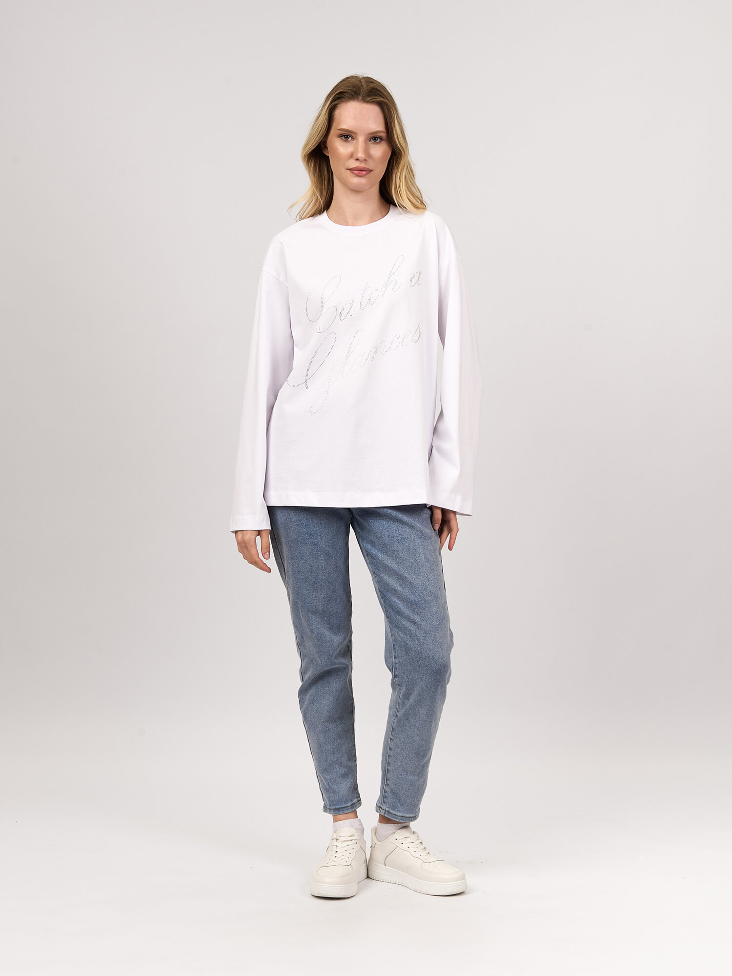 Лонгслив Sela, размер L INT, , белый — фото 1