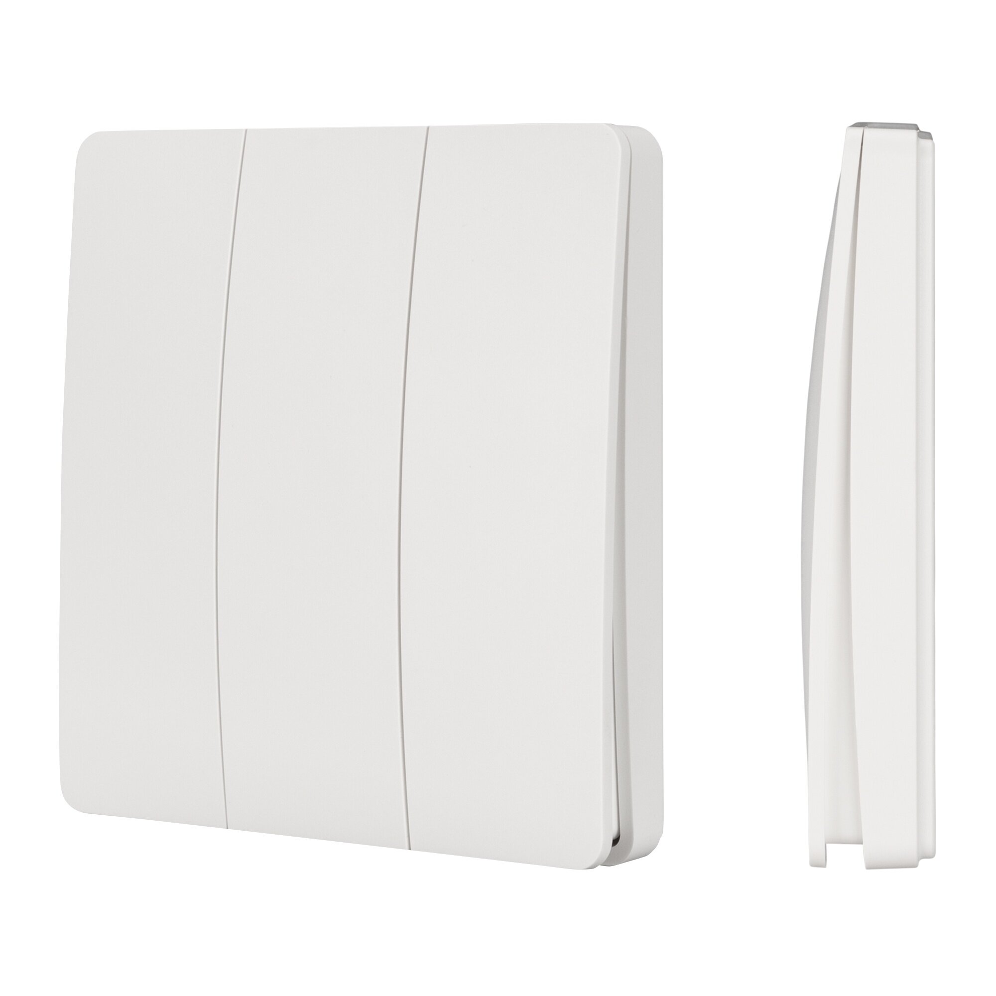 051685 INTELLIGENT ARLIGHT Кнопочная панель KINETIC-801-22-3G-WP-SUF White (No battery, IP67, 433Mhz) (IARL, IP67 Пласти