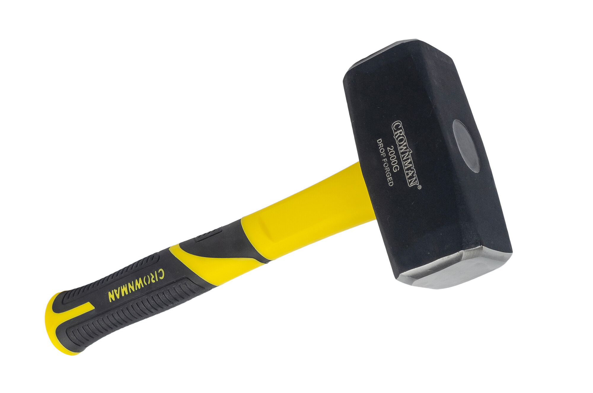 Кувалда CROWNMAN 0334200 с обрезиненной ручкой квадратная 2000 г