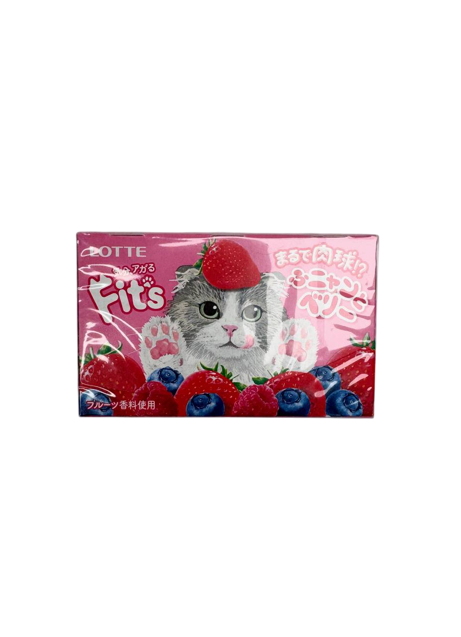 FIT'S Strawberry жевательная резинка без сахара (со вкусом клубники)