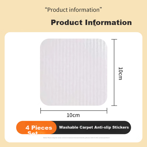 Nest Excellent Brand Non-Slip Floor Mat Fixing Sticker Carpet Fixing Sticker Yoga Mat Crawling Mat Anti-Movement Sticker High Adhesive Strong Foot Mat Anti-Curling Angle Sticker
